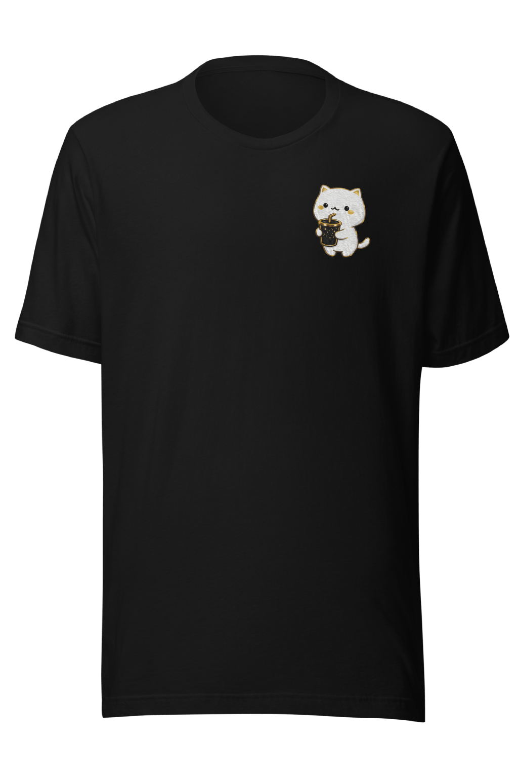 Black minimal ANYMO t-shirt